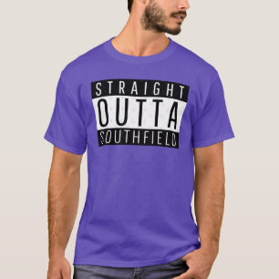 Straight Outta Southfield Michigan Oversized T-Shirt