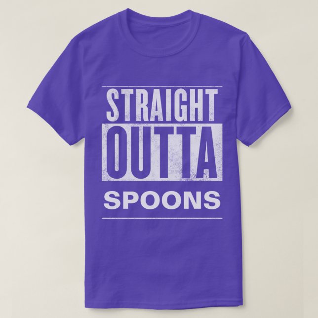 Straight Outta Spoons T-Shirt (Design Front)