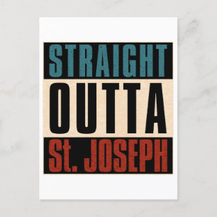 Straight Outta St. Joseph Missouri MO Postcard