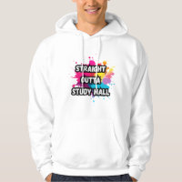 Straight outta study hall colour splash design