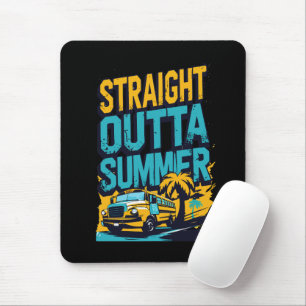 Straight Outta Summer – Retro Back-to-School Mouse Mat