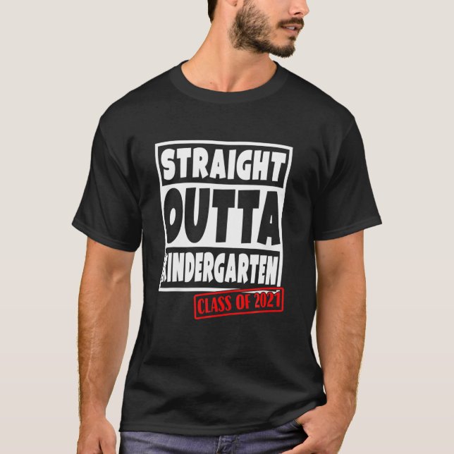 Straight Outta Surgery Funny Retro Distressed T-Shirt (Front)