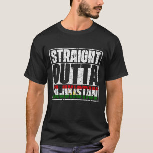 Straight Outta Tajikistan Flag T-Shirt