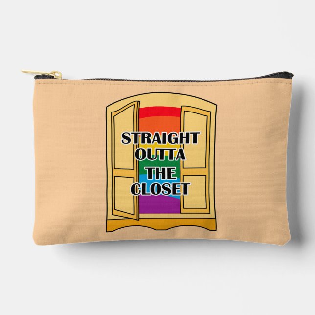 Straight Outta The Closet Accessory Pouch (Front)