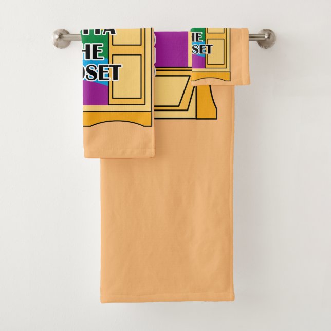 Straight Outta The Closet Bath Towel Set (Insitu)