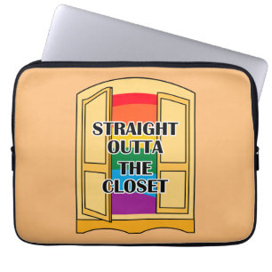 Straight Outta The Closet Laptop Sleeve