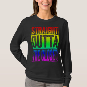 Straight Outta The Closet Lgbt Pride T-Shirt
