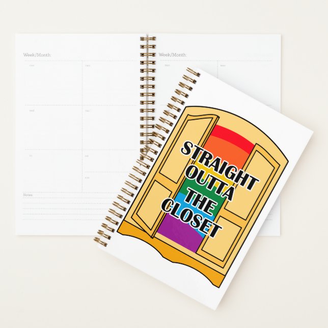 Straight Outta The Closet Planner (Display)