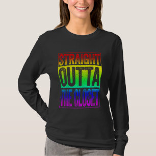 Straight Outta The Closet T Shirt Lgbt Pride  Shir