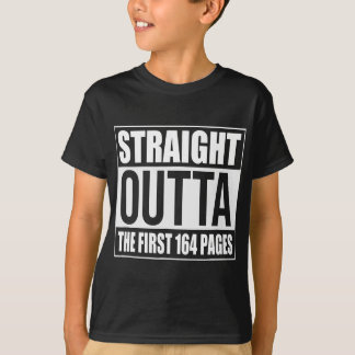 Straight Outta The First 164 Pages Alcoholics AA A T-Shirt
