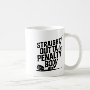 Straight Outta The Penalty Box Funny Humor Hockey Coffee Mug