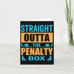 Straight Outta The Penalty Box Tie Dye Favourite W Card