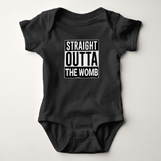 Straight Outta the Womb Baby Bodysuit