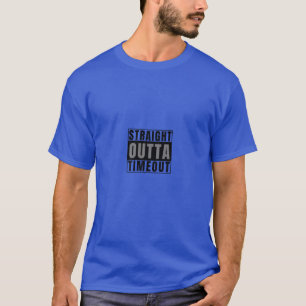 Straight Outta Timeout Naughty Child or Kid T-Shirt