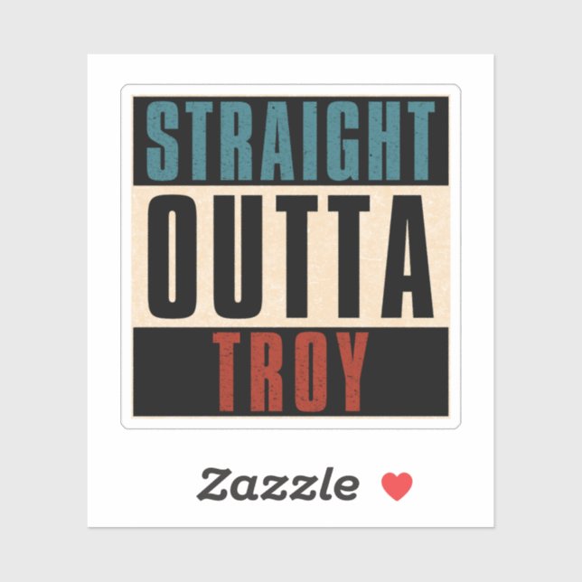 Straight Outta Troy Michigan MI (Sheet)