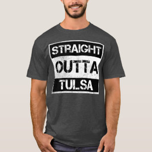 Straight Outta Tulsa Oklahoma Vintage Distressed S T-Shirt