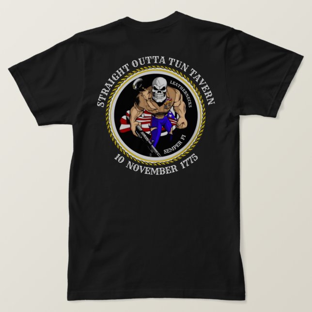 STRAIGHT OUTTA TUN TAVERN T-Shirt (Design Back)