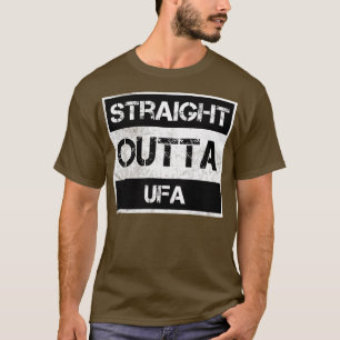 Straight Outta Ufa Vintage Distressed Souvenir T-Shirt