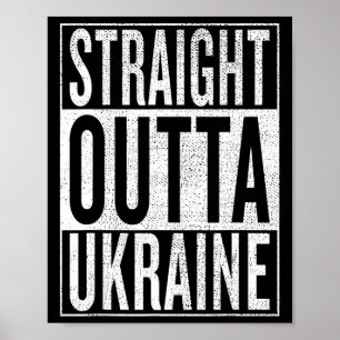 Straight Outta Ukraine Great Travel Outfit And Gif Poster