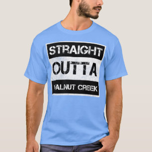 Straight Outta Walnut Creek city California Vintag T-Shirt