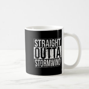 Straight Outta Wind Funny Wow Alliance Gamer Vinta Coffee Mug