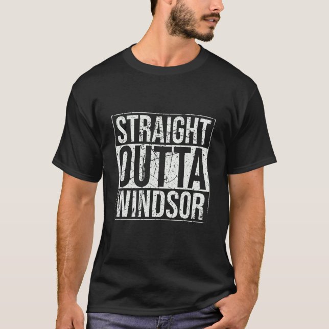Straight Outta Windsor Vintage T-Shirt (Front)
