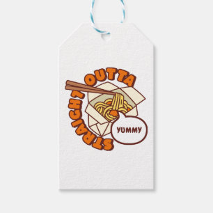 Straight Outta Yummy Ramen Noodles Gift Tags