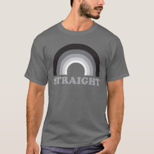 Straight Rainbow T Shirt