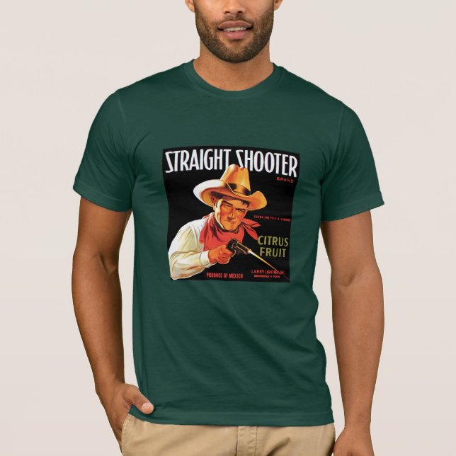 Straight Shooter forest T-Shirt (Front)
