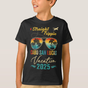 Straight Trippin Cabo San Lucas 2025 Family Summer T-Shirt