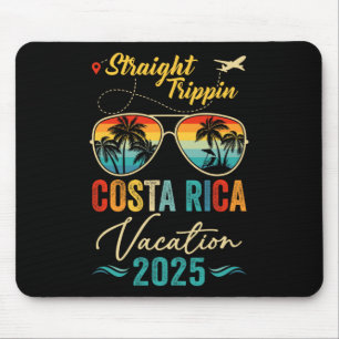 Straight Trippin Costa Rica 2025 Family Summer Vac Mouse Mat