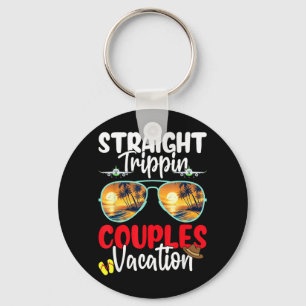 Straight Trippin Couples Trip 2026 Beach Summer Key Ring