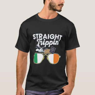 Straight Trippin' Ireland Vacation Tour Travel Tri T-Shirt