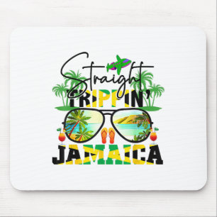 Straight Trippin' Jamaica Vacation 2025 Birthday F Mouse Mat