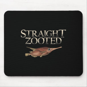 Straight Zooted 2020 - Funny Fishing Gift Mouse Mat