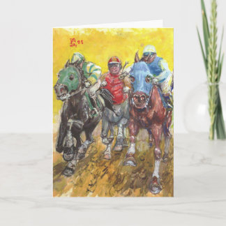 STRAIGHTAWAY! greeting card