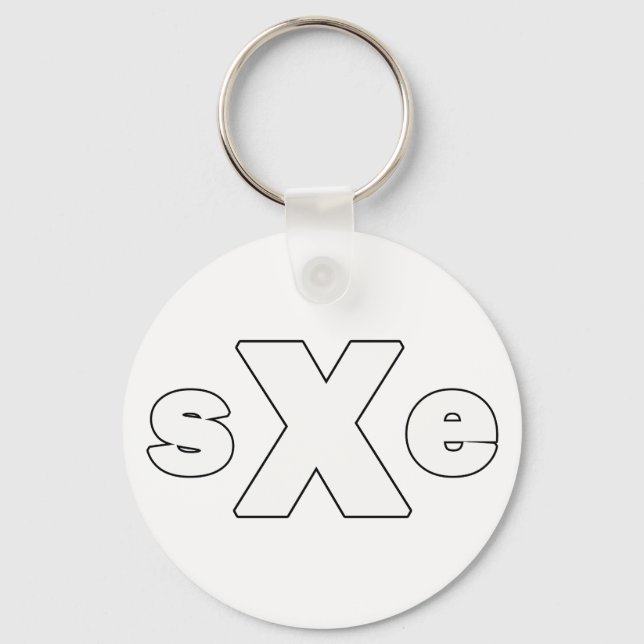 Straightedge 002 key ring (Front)