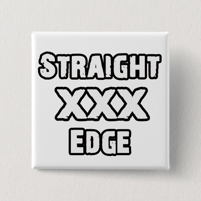 Straightedge button (Front)