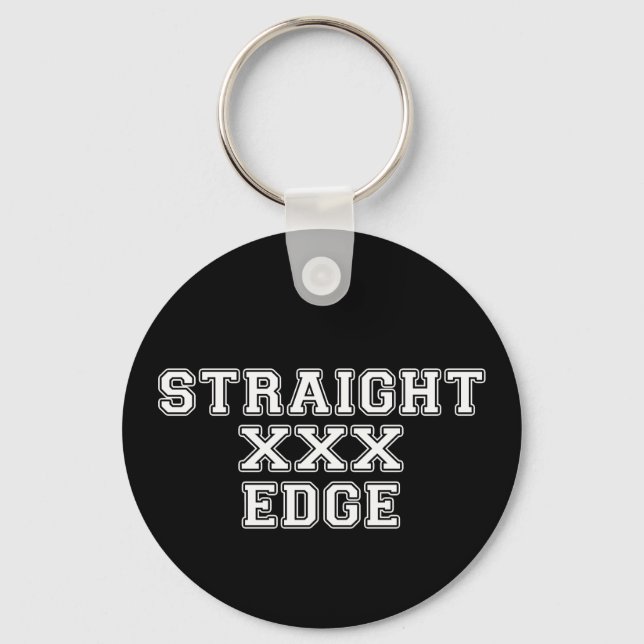 Straightedge Key Ring (Front)