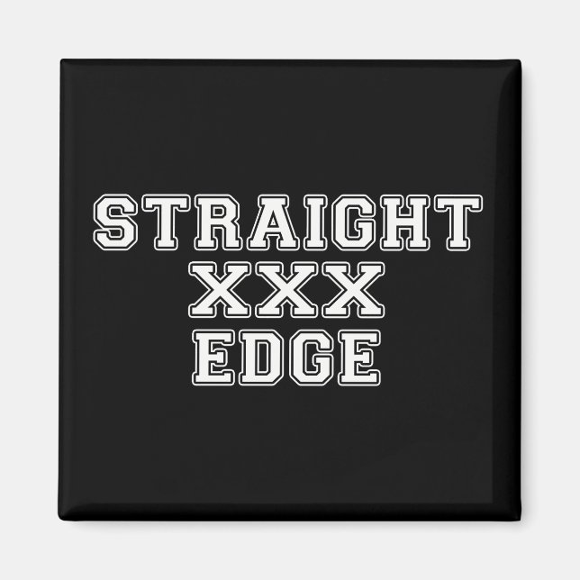 Straightedge Magnet (Front)