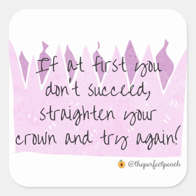 Straighten Your Crown stickers (Front)