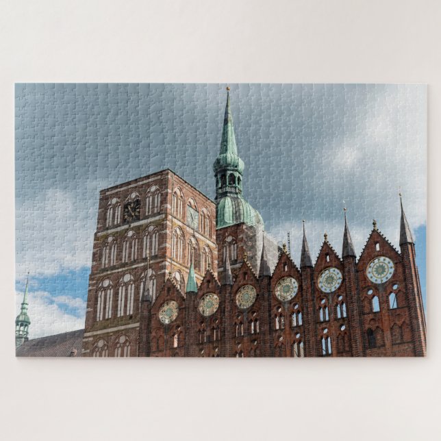 Stralsund Rathaus Jigsaw Puzzle (Horizontal)