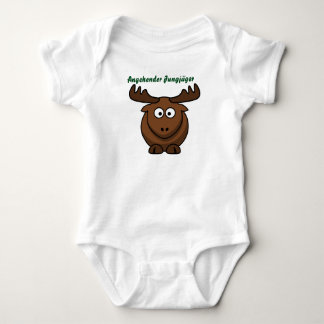 Strammpler for the approaching young hunter baby bodysuit