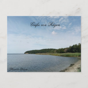 Strand bei Lietzow Postcard