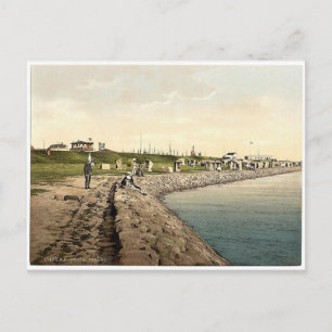 Strand, Busum, Schleswig-Holstein, Germany rare Ph Postcard