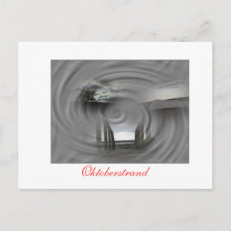 Strand-Collage, Oktoberstrand Postcard