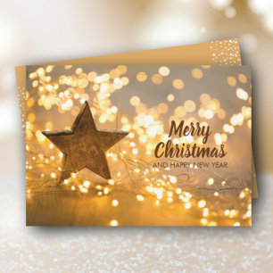 Strand of Christmas Lights Holiday Card