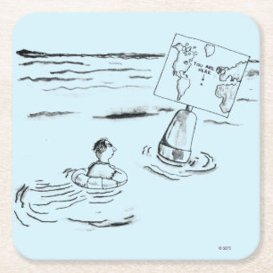 Stranded Square Paper Coaster