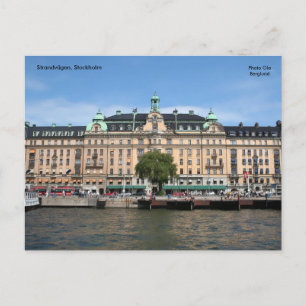 Strandvägen, Stockholm Postcard