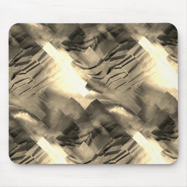 Strange abstract mosaic with shock of tones mouse mat (Front)
